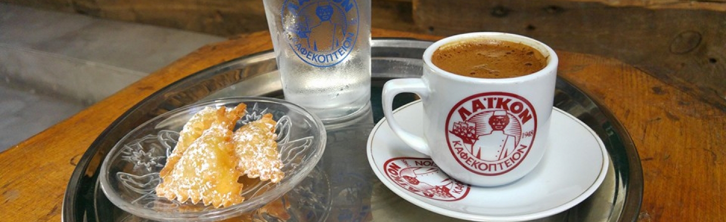 Кипрское кафе Kaimaki Kafeneio в Лимассоле