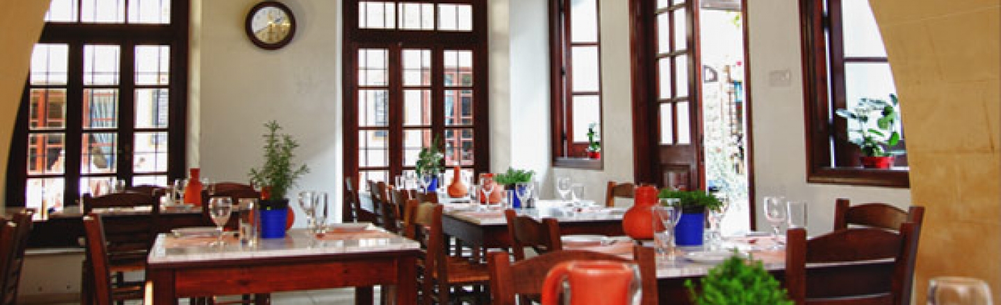 Restaurant palace Byzantino, ресторан кипрской кухни «Византия» в Никосии