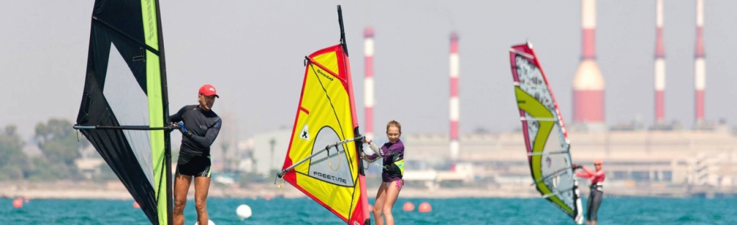 Vulcan windsurfing and kite-boarding station, Larnaca