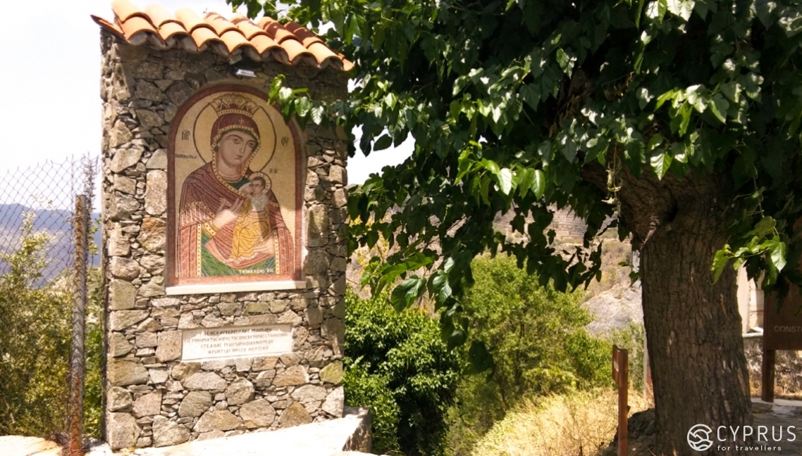 икона Богородицы Галактрофуса, Алона, Кипр