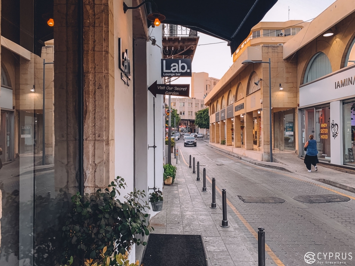 Anexartisias — the main street of Limassol, Cyprus