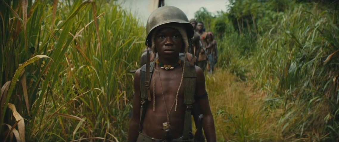 Shot from the film "Beasts of No Nation" 