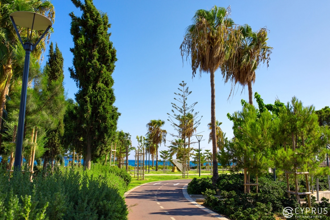 West cycleway and footpath of Limassol