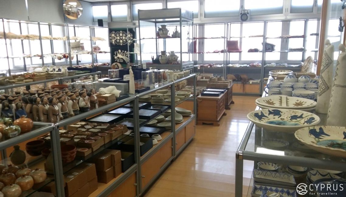Сувенирный магазин в Кипрском Центре Ремесел, Никосия