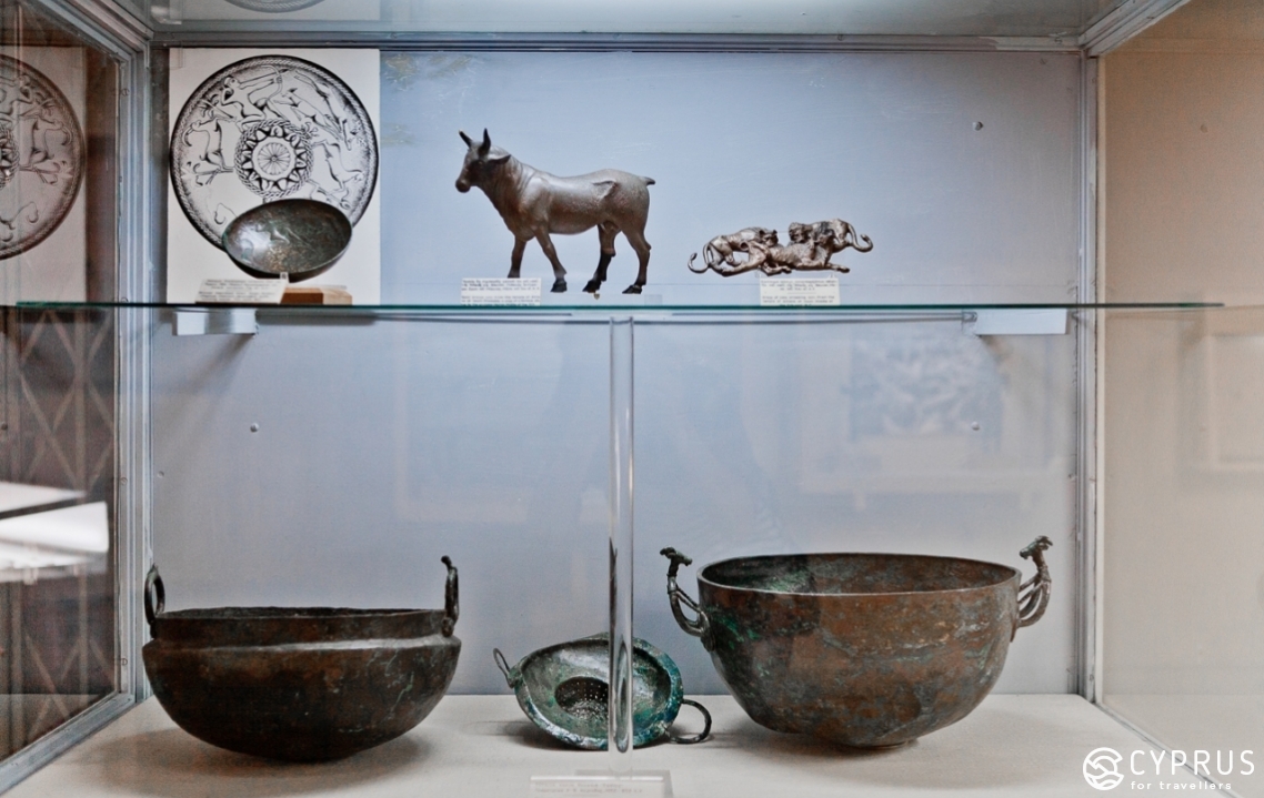 Exhibits of the Cyprus Archaeological Museum in Nicosia