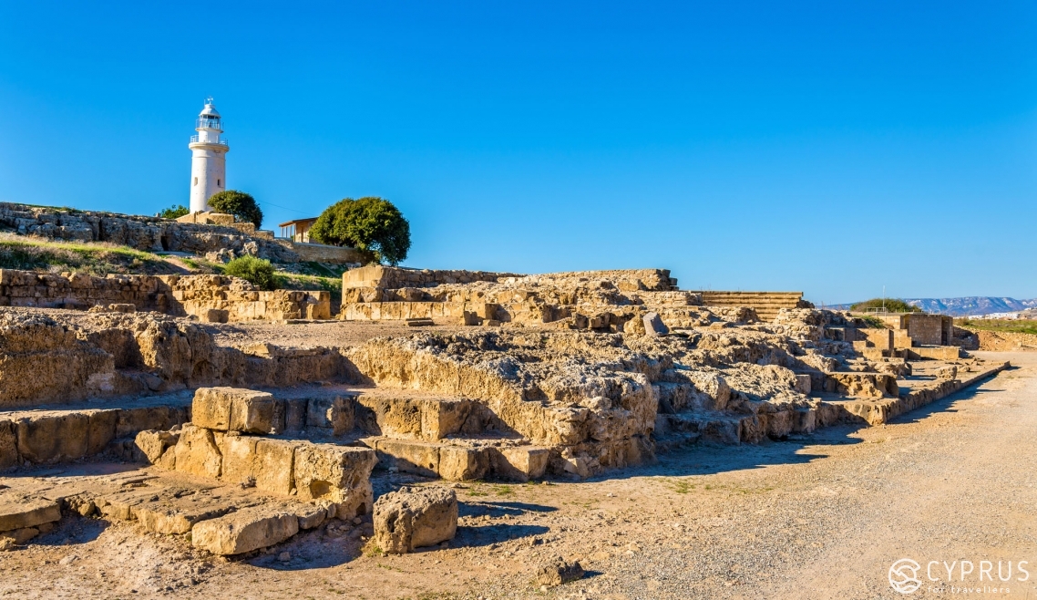 Маяк в Археологическом парке Пафоса, Кипр